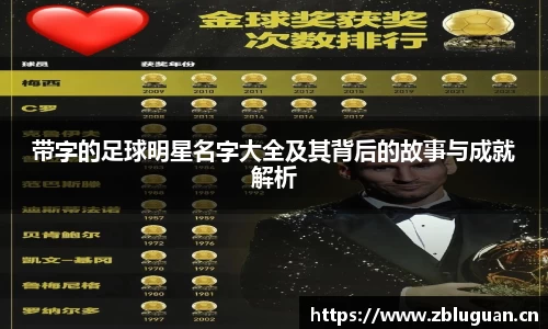 带字的足球明星名字大全及其背后的故事与成就解析